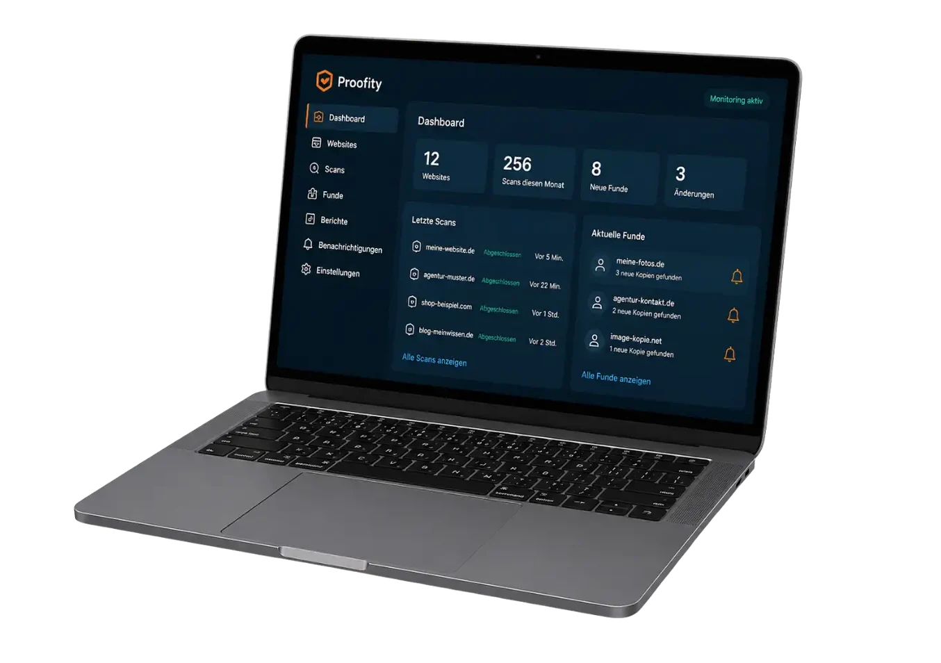 Proofity Website Monitoring